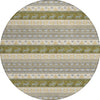 Piper Looms Chantille Christmas ACN1818 Gray Machine Washable Area Rug Round Main Image