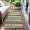 Piper Looms Chantille Christmas ACN1818 Gray Machine Washable Area Rug Runner Outdoor Lifestyle Image Feature