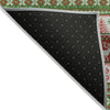 Piper Looms Chantille Christmas ACN1818 Green Machine Washable Area Rug Backing Image
