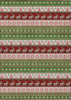 Piper Looms Chantille Christmas ACN1818 Green Machine Washable Area Rug main image
