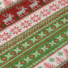 Piper Looms Chantille Christmas ACN1818 Green Machine Washable Area Rug Swatch Image