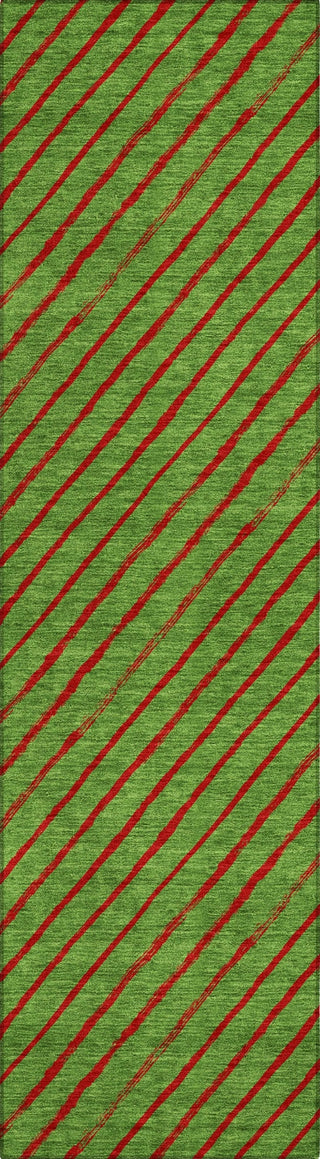 Piper Looms Chantille Christmas ACN1819 Fern Machine Washable Area Rug Runner Main Image