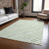 Piper Looms Chantille Christmas ACN1819 Green Machine Washable Area Rug Lifestyle Image Feature