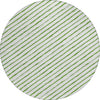 Piper Looms Chantille Christmas ACN1819 Green Machine Washable Area Rug Round Main Image