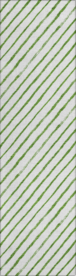 Piper Looms Chantille Christmas ACN1819 Green Machine Washable Area Rug Runner Main Image