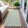 Piper Looms Chantille Christmas ACN1819 Green Machine Washable Area Rug Runner Outdoor Lifestyle Image Feature