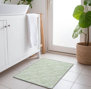 Piper Looms Chantille Christmas ACN1819 Green Machine Washable Area Rug Scatter Lifestyle Image Feature