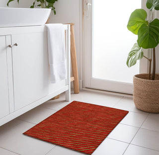 Piper Looms Chantille Christmas ACN1819 Merlot Machine Washable Area Rug Scatter Lifestyle Image Feature