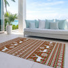 Piper Looms Chantille Christmas ACN1820 Fern Machine Washable Area Rug Outdoor Lifestyle Image Feature