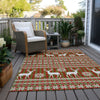 Piper Looms Chantille Christmas ACN1820 Fern Machine Washable Area Rug Outdoor Lifestyle Image Feature
