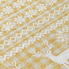 Piper Looms Chantille Christmas ACN1820 Gold Machine Washable Area Rug Swatch Image