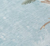 Piper Looms Chantille Christmas ACN1821 Sky Machine Washable Area Rug Swatch Image