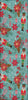 Piper Looms Chantille Christmas ACN1822 Teal Machine Washable Area Rug Runner Main Image
