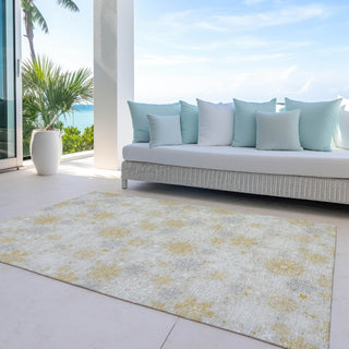 Piper Looms Chantille Christmas ACN1823 Beige Machine Washable Area Rug Outdoor Lifestyle Image Feature