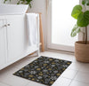 Piper Looms Chantille Christmas ACN1823 Black Machine Washable Area Rug Scatter Lifestyle Image Feature