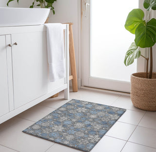 Piper Looms Chantille Christmas ACN1823 Gray Machine Washable Area Rug Scatter Lifestyle Image Feature