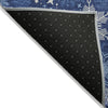 Piper Looms Chantille Christmas ACN1823 Navy Machine Washable Area Rug Backing Image