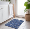 Piper Looms Chantille Christmas ACN1823 Navy Machine Washable Area Rug Scatter Lifestyle Image Feature