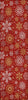Piper Looms Chantille Christmas ACN1823 Red Machine Washable Area Rug Runner Main Image