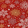 Piper Looms Chantille Christmas ACN1823 Red Machine Washable Area Rug Swatch Image