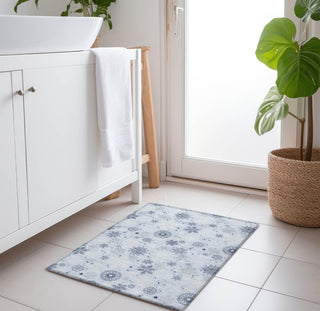 Piper Looms Chantille Christmas ACN1823 Sky Machine Washable Area Rug Scatter Lifestyle Image Feature