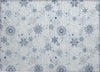 Piper Looms Chantille Christmas ACN1823 Sky Machine Washable Area Rug Scatter Main Image