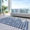 Piper Looms Chantille Christmas ACN1824 Blue Machine Washable Area Rug Outdoor Lifestyle Image Feature