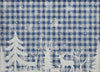 Piper Looms Chantille Christmas ACN1824 Blue Machine Washable Area Rug Scatter Main Image