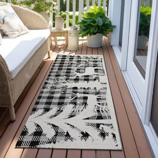 Piper Looms Chantille Christmas ACN1824 Gray Machine Washable Area Rug Runner Outdoor Lifestyle Image Feature