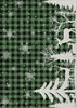 Piper Looms Chantille Christmas ACN1824 Green Machine Washable Area Rug main image