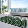 Piper Looms Chantille Christmas ACN1824 Green Machine Washable Area Rug Outdoor Lifestyle Image Feature