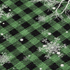 Piper Looms Chantille Christmas ACN1824 Green Machine Washable Area Rug Swatch Image