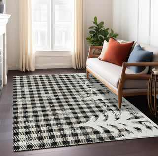 Piper Looms Chantille Christmas ACN1824 Taupe Machine Washable Area Rug Lifestyle Image Feature