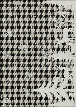 Piper Looms Chantille Christmas ACN1824 Taupe Machine Washable Area Rug main image