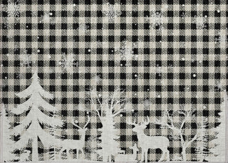 Piper Looms Chantille Christmas ACN1824 Taupe Machine Washable Area Rug Scatter Main Image