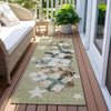 Piper Looms Chantille Christmas ACN1825 Aloe Machine Washable Area Rug Runner Outdoor Lifestyle Image Feature