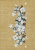 Piper Looms Chantille Christmas ACN1825 Gold Machine Washable Area Rug main image