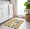 Piper Looms Chantille Christmas ACN1825 Gold Machine Washable Area Rug Scatter Lifestyle Image Feature