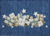 Piper Looms Chantille Christmas ACN1825 Navy Machine Washable Area Rug Scatter Main Image