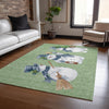 Piper Looms Chantille Christmas ACN1826 Aloe Machine Washable Area Rug Lifestyle Image Feature