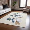 Piper Looms Chantille Christmas ACN1826 Ivory Machine Washable Area Rug Lifestyle Image Feature