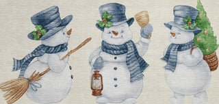 Piper Looms Chantille Christmas ACN1826 Ivory Machine Washable Area Rug Round Main Image
