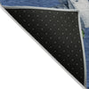 Piper Looms Chantille Christmas ACN1826 Navy Machine Washable Area Rug Backing Image