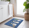 Piper Looms Chantille Christmas ACN1826 Navy Machine Washable Area Rug Scatter Lifestyle Image Feature