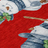 Piper Looms Chantille Christmas ACN1826 Red Machine Washable Area Rug Swatch Image