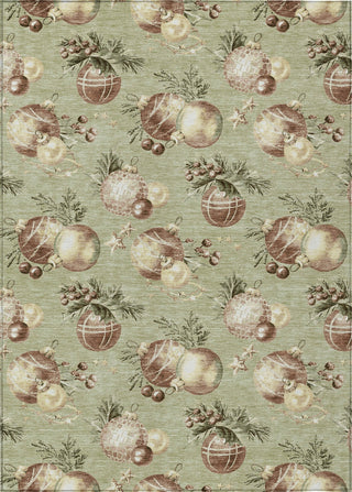 Piper Looms Chantille Christmas ACN1828 Aloe Machine Washable Area Rug main image