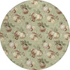 Piper Looms Chantille Christmas ACN1828 Aloe Machine Washable Area Rug Round Main Image