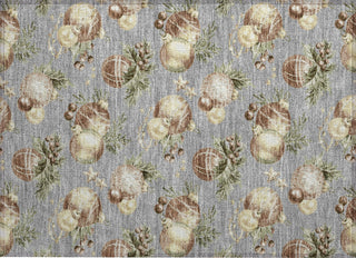 Piper Looms Chantille Christmas ACN1828 Gray Machine Washable Area Rug Scatter Main Image