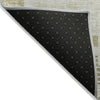 Piper Looms Chantille Geometric ACN1829 Beige Machine Washable Area Rug Backing Image