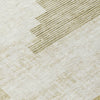 Piper Looms Chantille Geometric ACN1829 Beige Machine Washable Area Rug Swatch Image